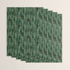 Subtle Sasquatch - Forest  Wrapping Paper Gallery Image 3