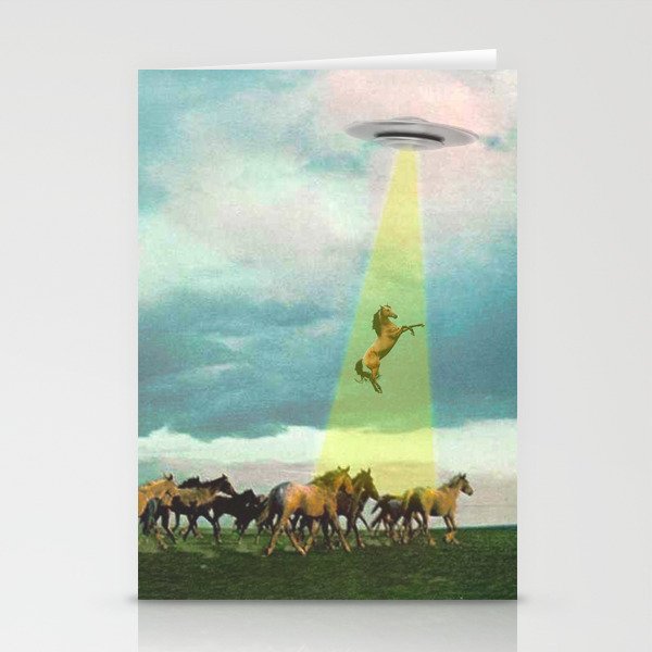 They too love horses (UFO) Stationery Card Gallery Image 1