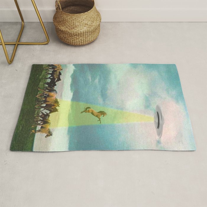 They too love horses (UFO) Rug Gallery Image 1