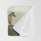 They too love horses (UFO) Throw Blanket Gallery Image 3