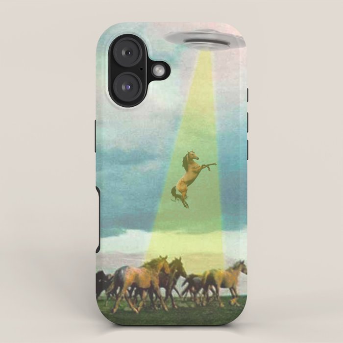 They too love horses (UFO) iPhone Case Gallery Image 1
