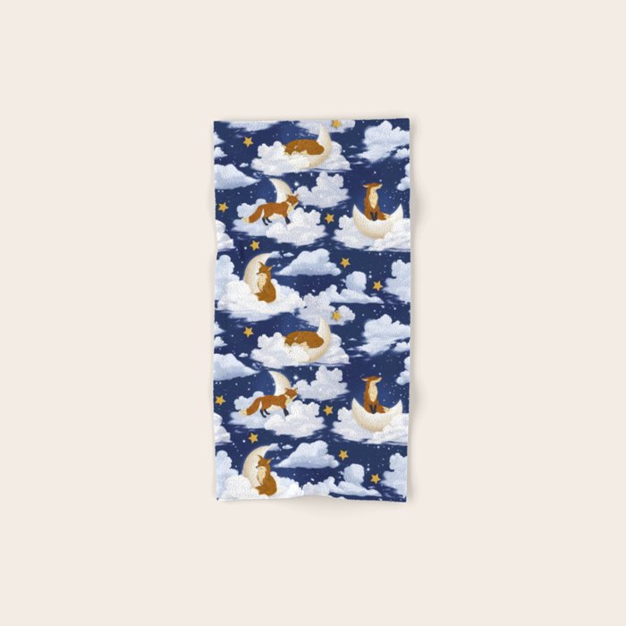 Enchanted Fox Moons Bath Towel Gallery Image 1