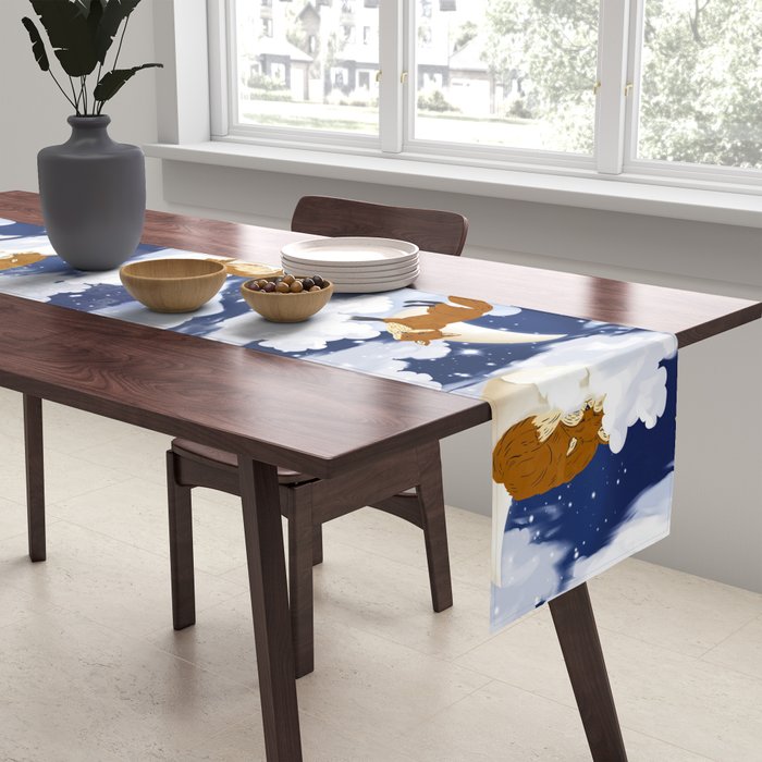 Enchanted Fox Moons Table Runner Gallery Image 2