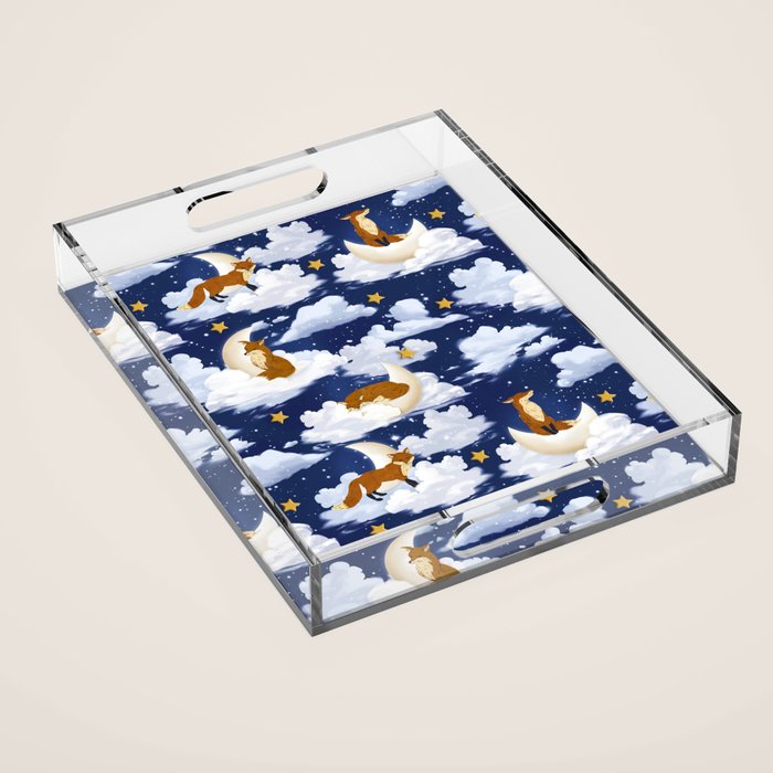 Enchanted Fox Moons Acrylic Tray Gallery Image 1