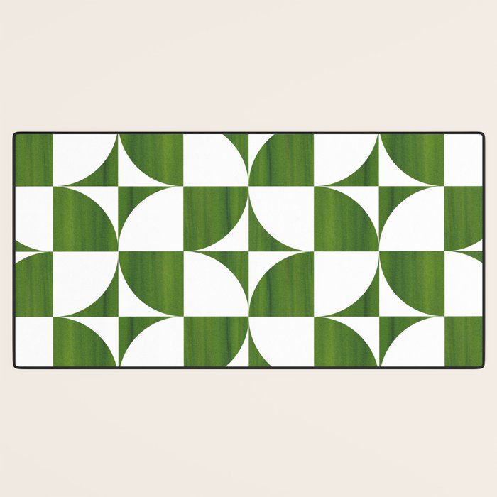Quadrants (Matcha Green) Desk Mat Gallery Image 3