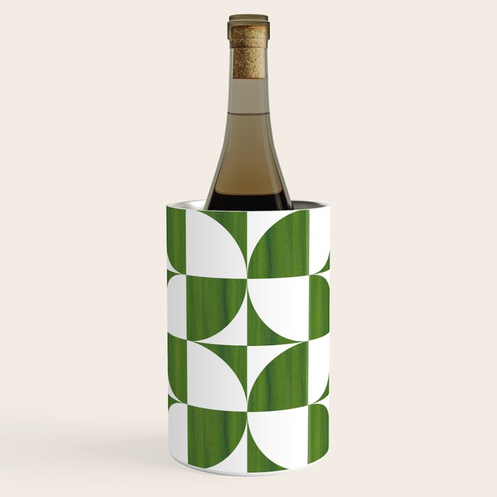 Quadrants (Matcha Green) Wine Chiller Gallery Image 1