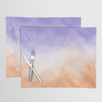 Tie dye lilac peach A Placemat Gallery Image 1