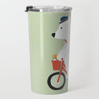 Polar bear postal express Travel Mug Gallery Image 3