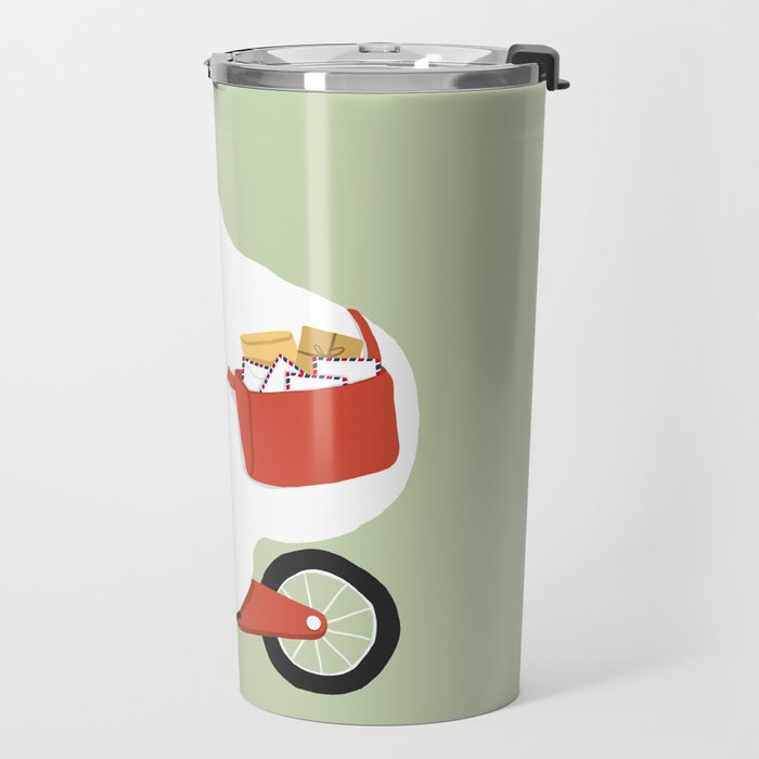 Polar bear postal express Travel Mug Gallery Image 2