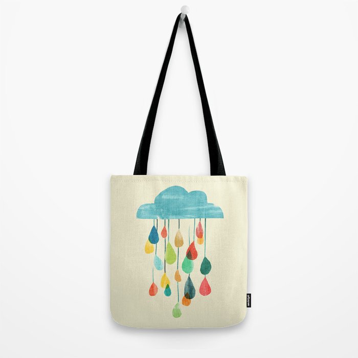 cloudy with a chance of rainbow Tote Bag Gallery Image 2