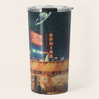 a Postcard from year 2347 Travel Mug Gallery Image 1