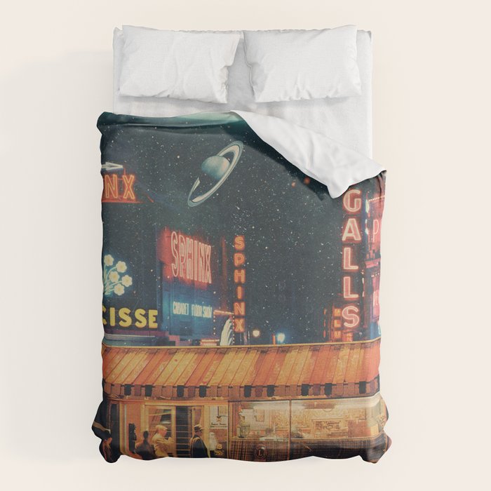 a Postcard from year 2347 Duvet Cover Gallery Image 6