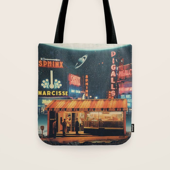 a Postcard from year 2347 Tote Bag Gallery Image 1