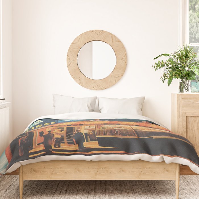 a Postcard from year 2347 Duvet Cover Gallery Image 3