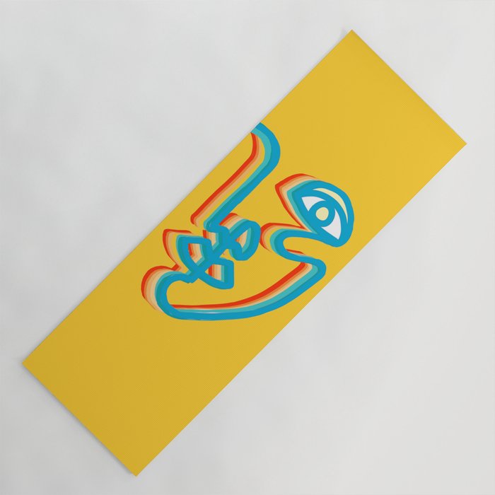 Groovy Two Faced Yoga Mat Gallery Image 1
