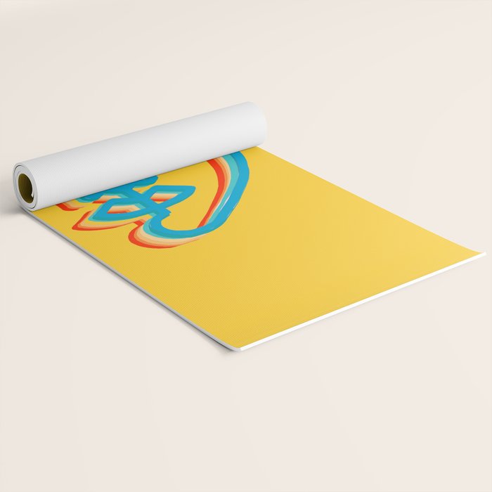 Groovy Two Faced Yoga Mat Gallery Image 2