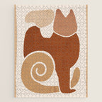 Modern Abstract Art Cat 3 Jigsaw Puzzle Gallery Image 1