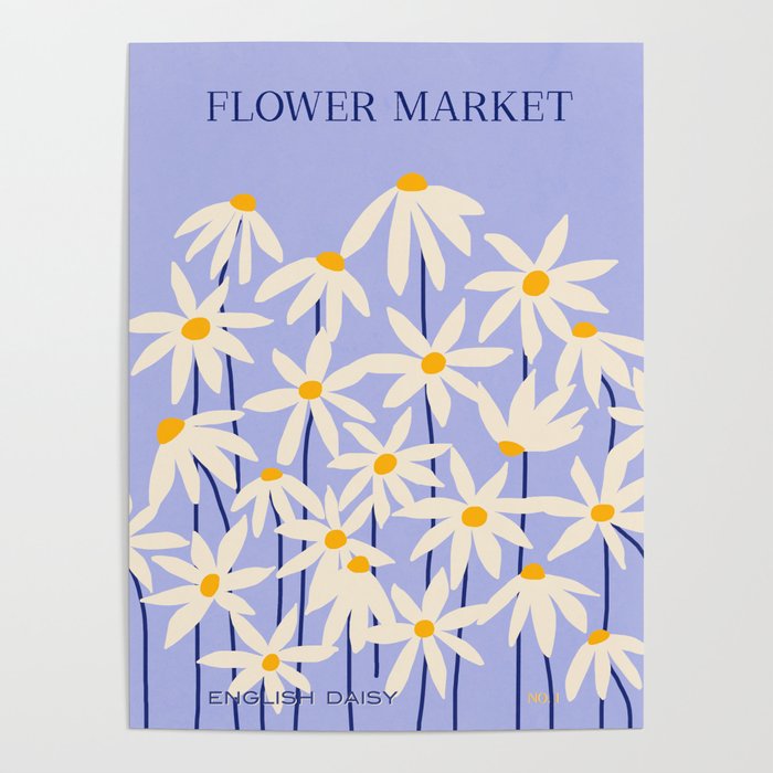 Flower Market - English Daisy Poster Gallery Image 4