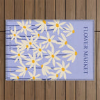 Flower Market - English Daisy Outdoor Rug Gallery Image 1