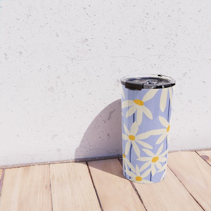 Flower Market - English Daisy Travel Mug Gallery Image 4
