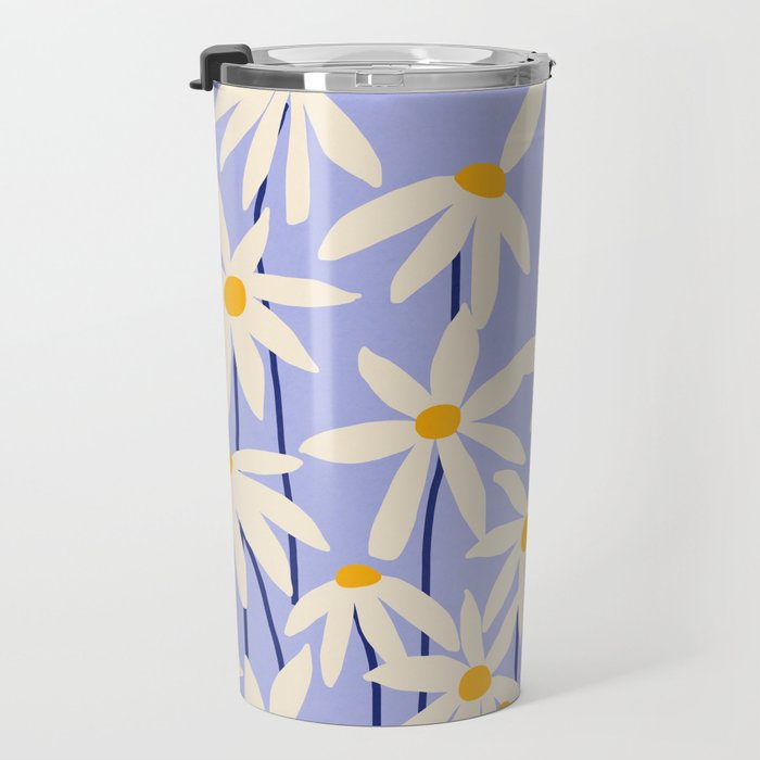 Flower Market - English Daisy Travel Mug Gallery Image 3