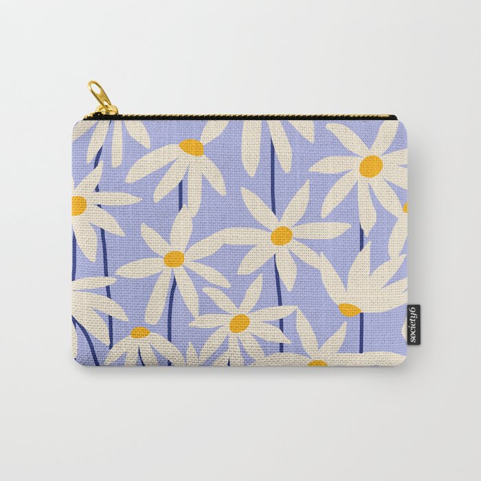 Flower Market - English Daisy Carry All Pouch Gallery Image 1