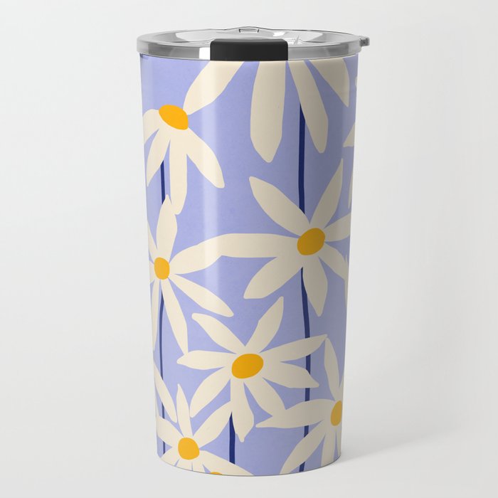 Flower Market - English Daisy Travel Mug Gallery Image 1