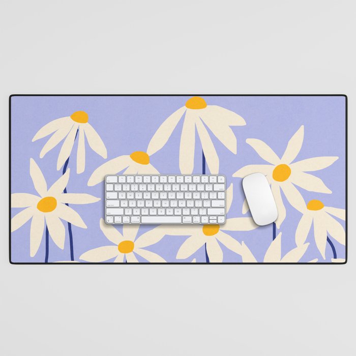 Flower Market - English Daisy Desk Mat Gallery Image 1