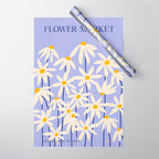 Flower Market - English Daisy Wrapping Paper Gallery Image 1