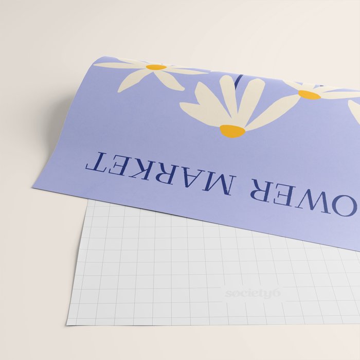 Flower Market - English Daisy Wrapping Paper Gallery Image 2