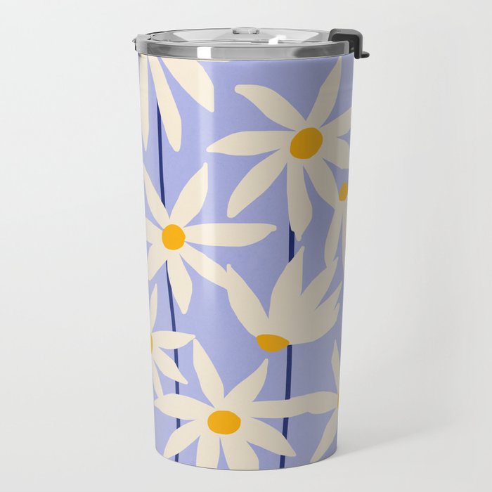 Flower Market - English Daisy Travel Mug Gallery Image 2