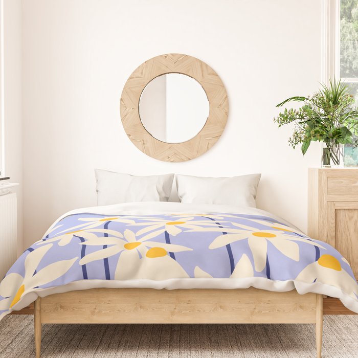 Flower Market - English Daisy Duvet Cover Gallery Image 3