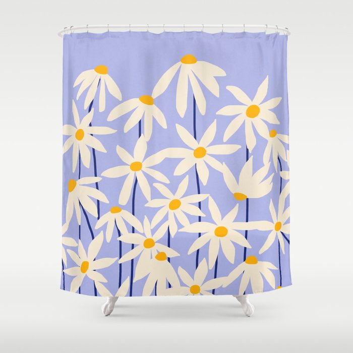 Flower Market - English Daisy Shower Curtain Gallery Image 1