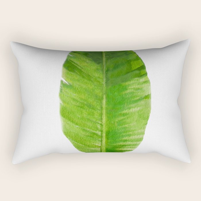 Banana Leaf Rectangular Pillow Gallery Image 1