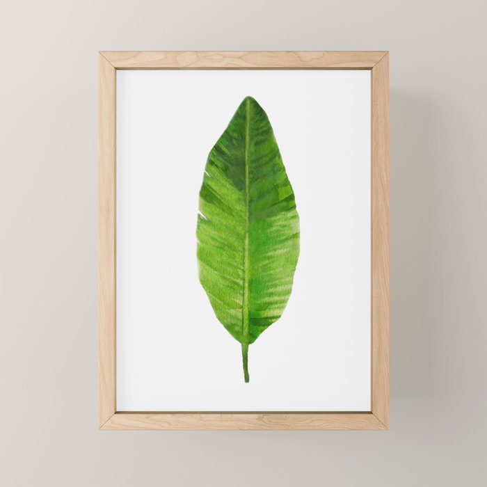 Banana Leaf Mini Art Print Gallery Image 1