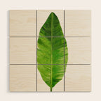 Banana Leaf Wood Wall Art Gallery Image 1
