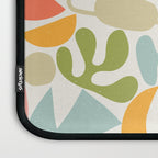 Colorful abstract nature organic shape pattern  Laptop Sleeve Gallery Image 3