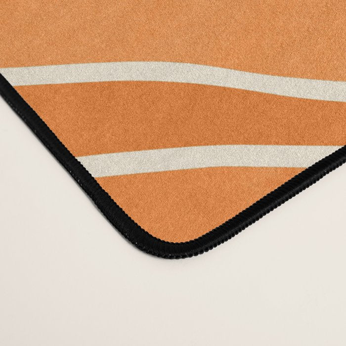 Golden Mountain Sunset / Abstract Landscape Desk Mat Gallery Image 4