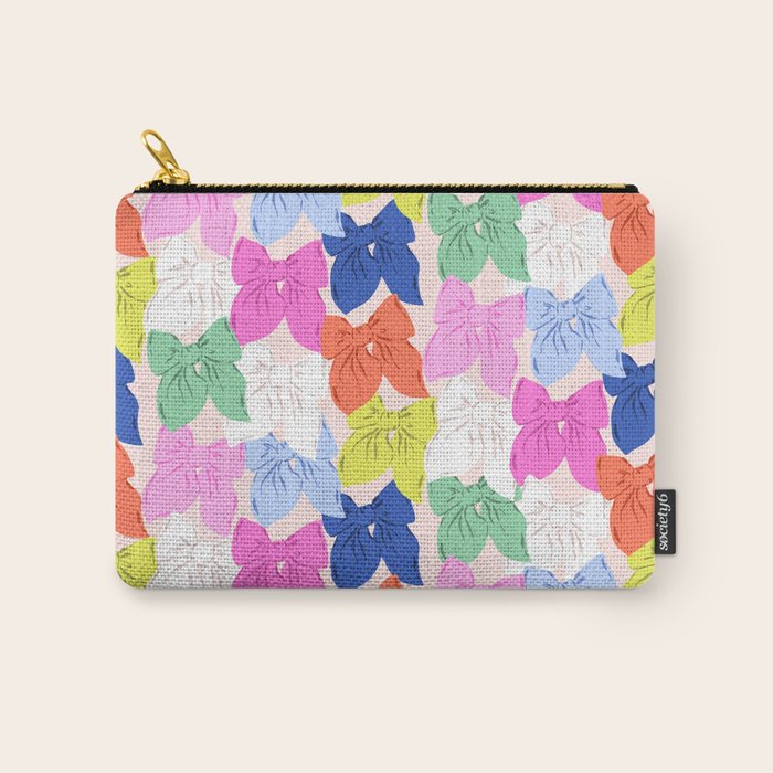 Rainbow bows Carry All Pouch Gallery Image 1