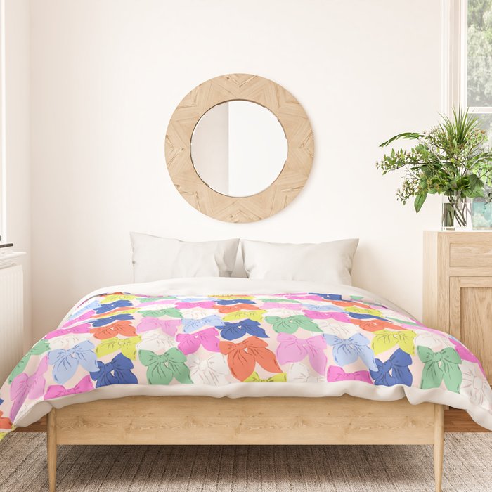 Rainbow bows Duvet Cover Gallery Image 3