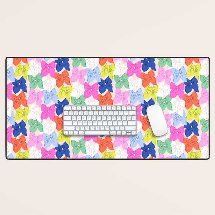 Rainbow bows Desk Mat Gallery Image 1