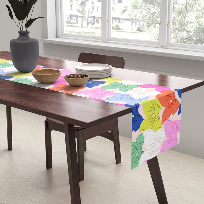 Rainbow bows Table Runner Gallery Image 2