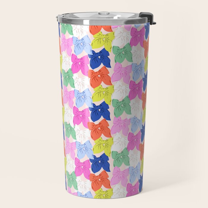 Rainbow bows Travel Mug Gallery Image 2