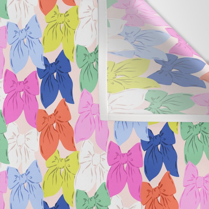 Rainbow bows Wall Tapestry Gallery Image 3