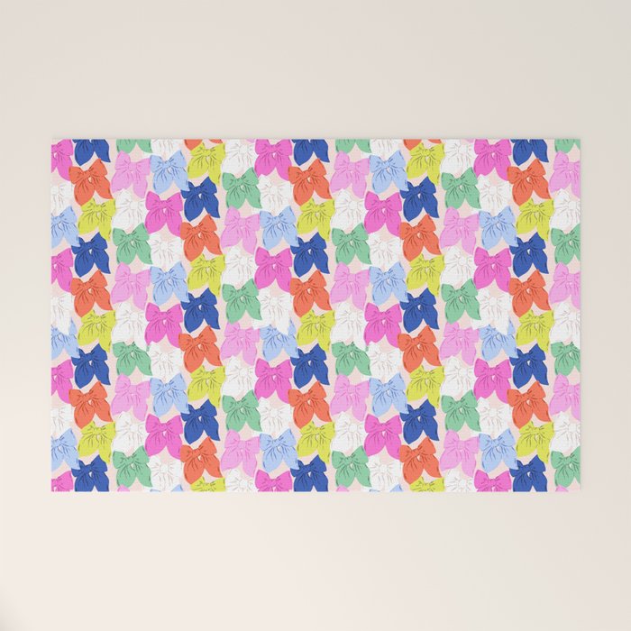 Rainbow bows Welcome Mat Gallery Image 1
