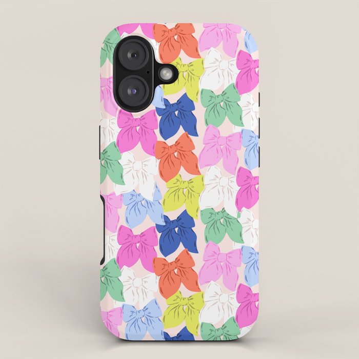 Rainbow bows iPhone Case Gallery Image 1