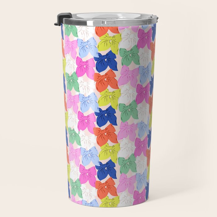Rainbow bows Travel Mug Gallery Image 3