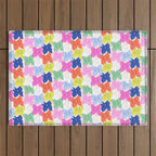 Rainbow bows Outdoor Rug Gallery Image 1