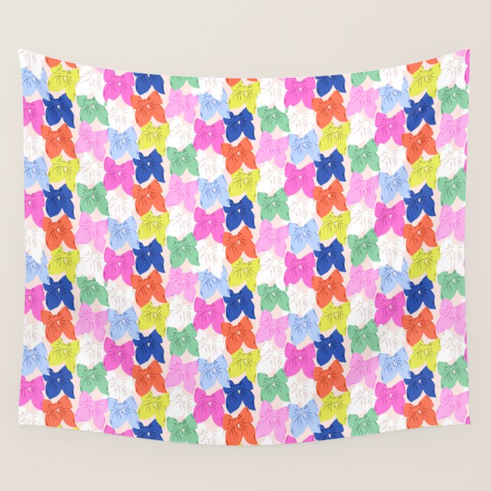 Rainbow bows Wall Tapestry Gallery Image 4