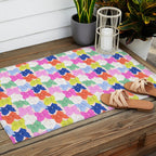 Rainbow bows Outdoor Rug Gallery Image 2